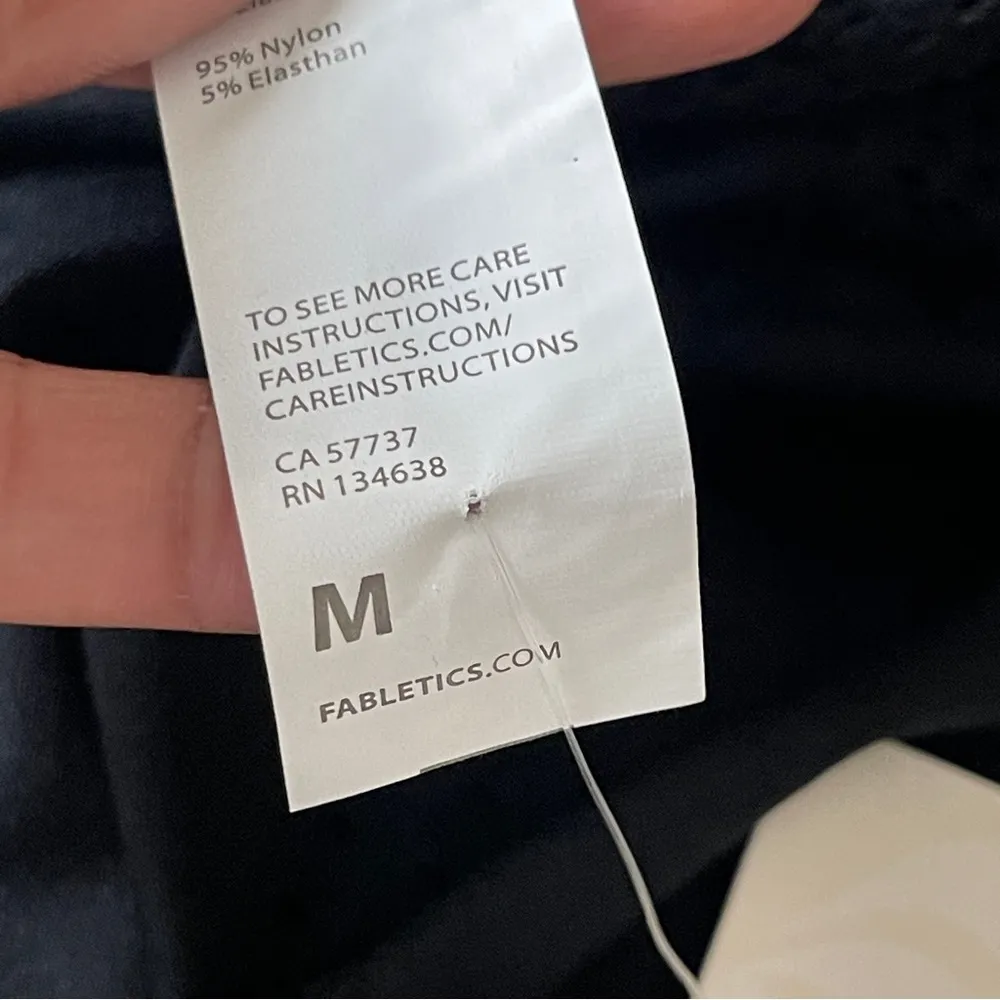 FABLETICS | Black Christine Seamless Openwork Racerback Athletic Tank Top Sz M - Image 8