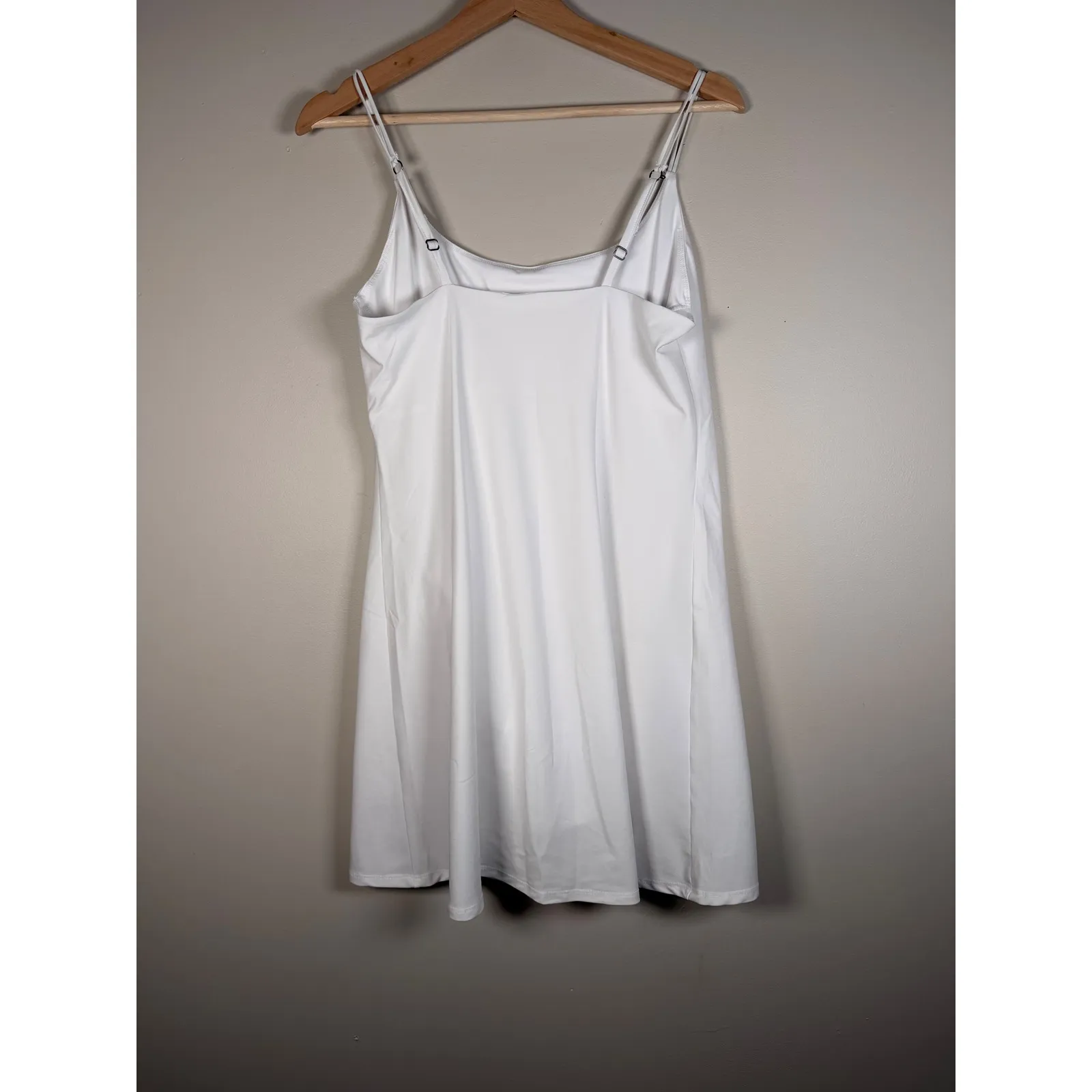 Abercrombie Fitch White Slip Dress Spaghetti Strap Mini Dress Womens - Image 3