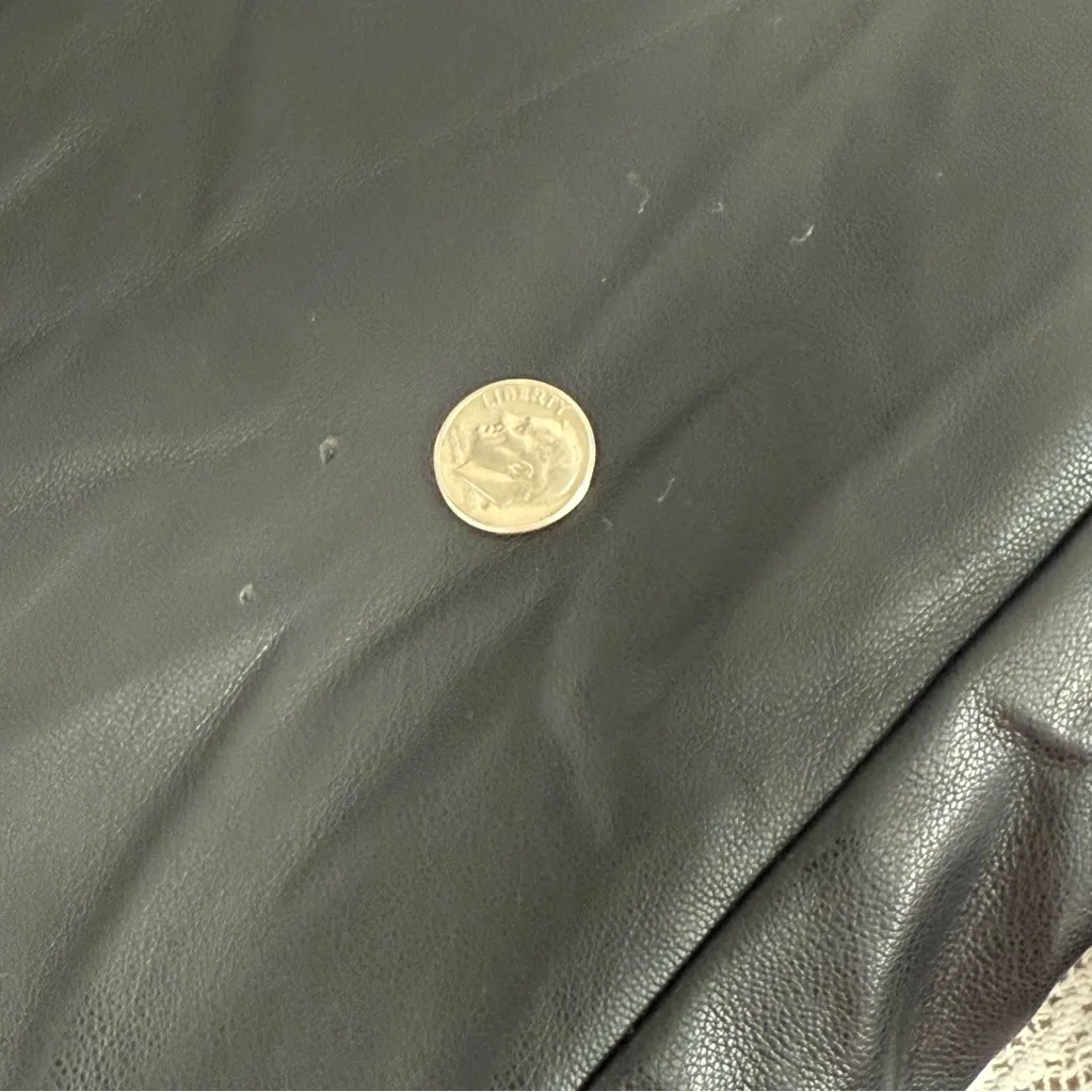 Torrid Classic Black Faux Leather Moto Jacket size 2 - 2X 18/20 - Image 8