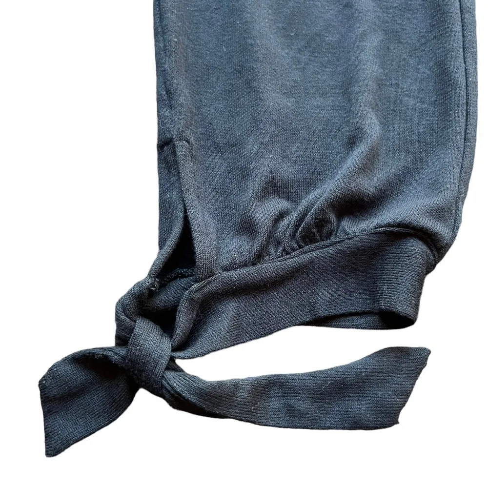 Ugg Black Tie Bottom Lounge Pants Size Medium - Image 4