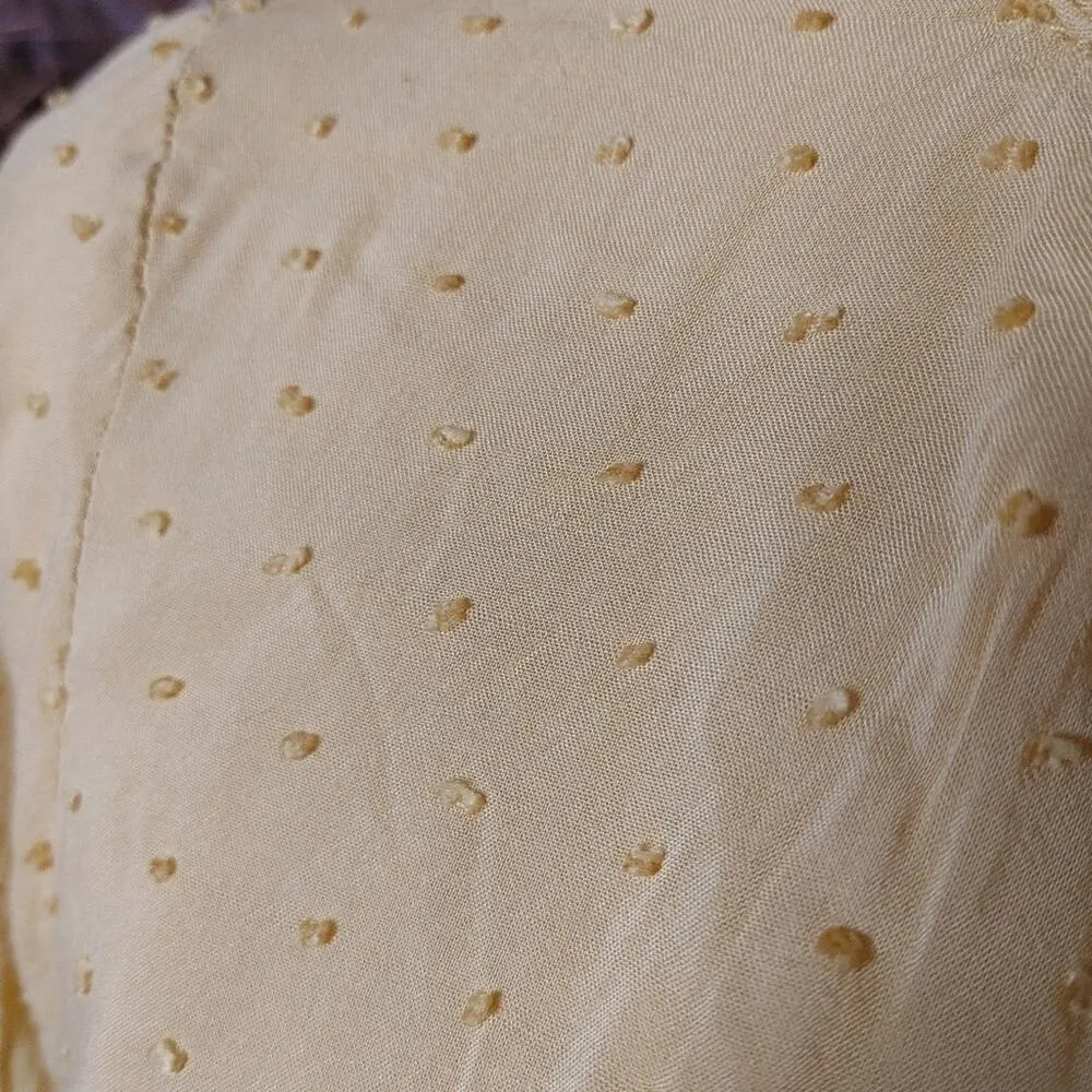 Chelsea And Violet Textured Short Dress or Tunic Top Trumpet Sleeve Size Small S - Image 11