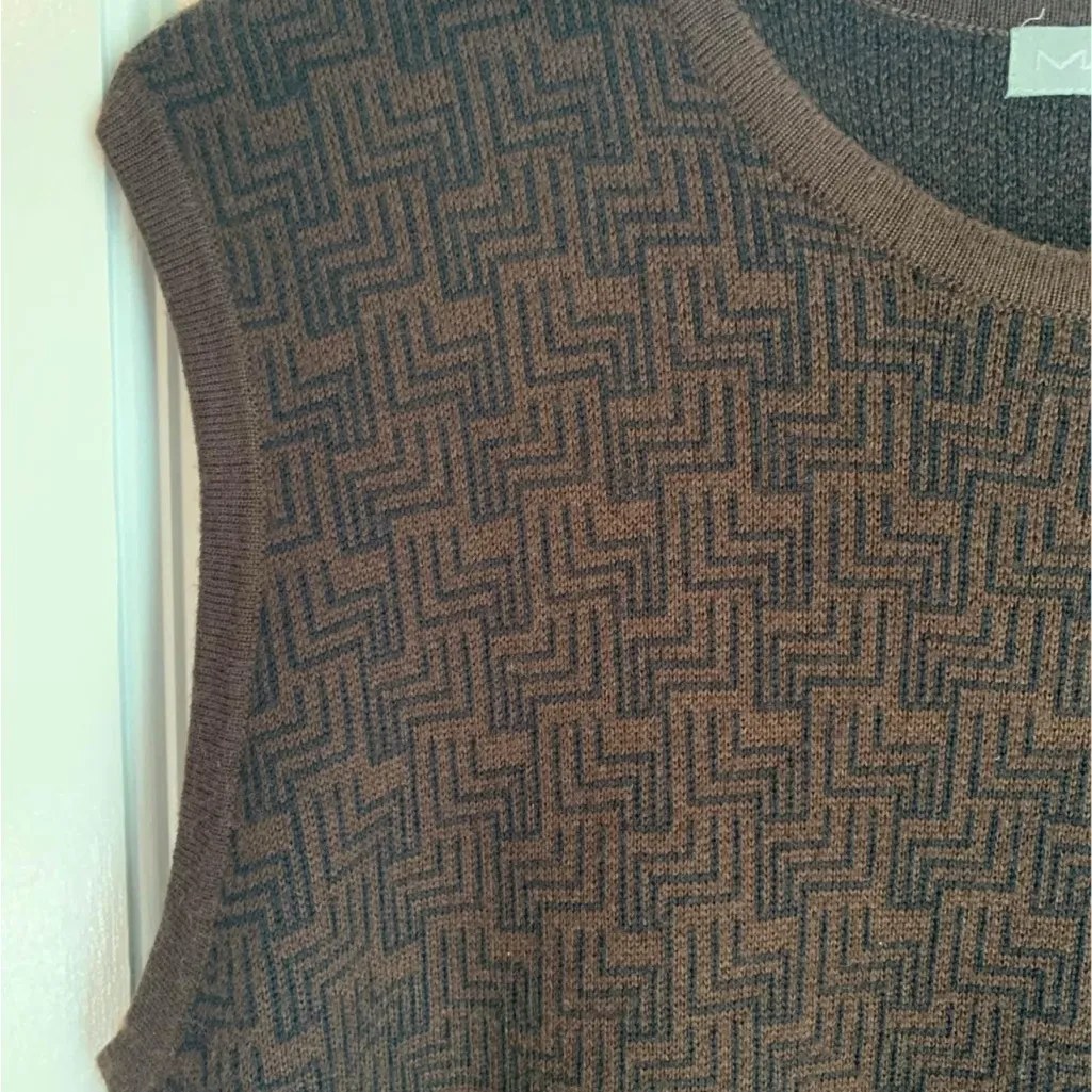 Most adorable vintage sweater set Brown Size XL - Image 3