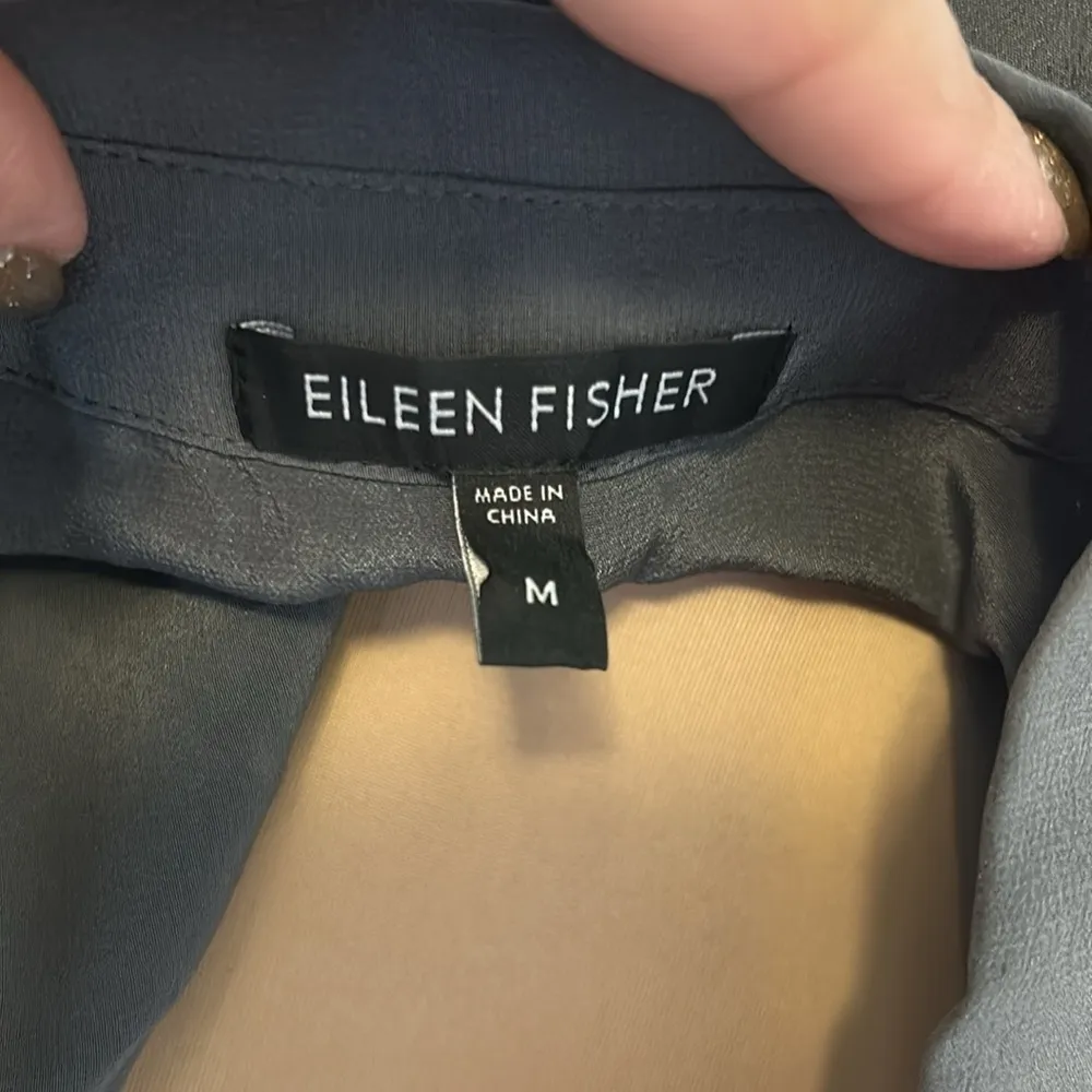 Eileen Fisher Silk Crepe De Chine Tunic Dress - Image 6