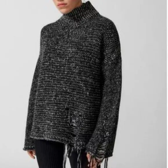 BDG Charcoal Turtleneck Sweater - Image 2