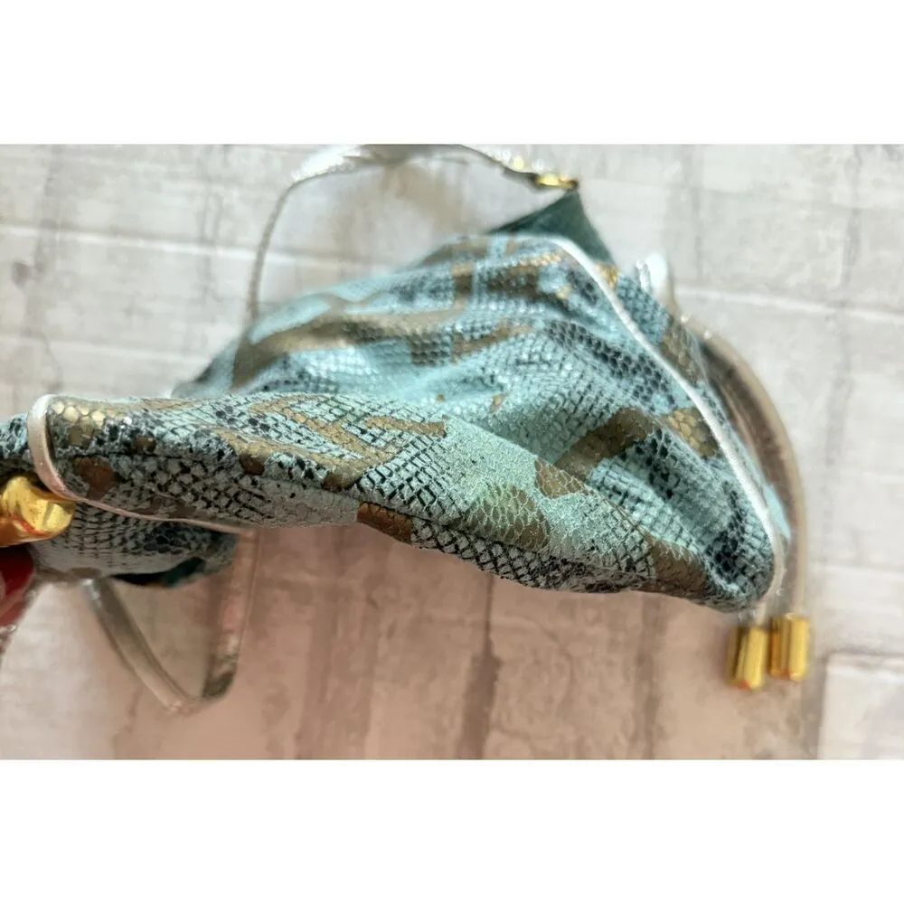 Vintage Y2K Ed Hardy Snake Print Purse Handbag Purse (Peeling Strap) - Image 2