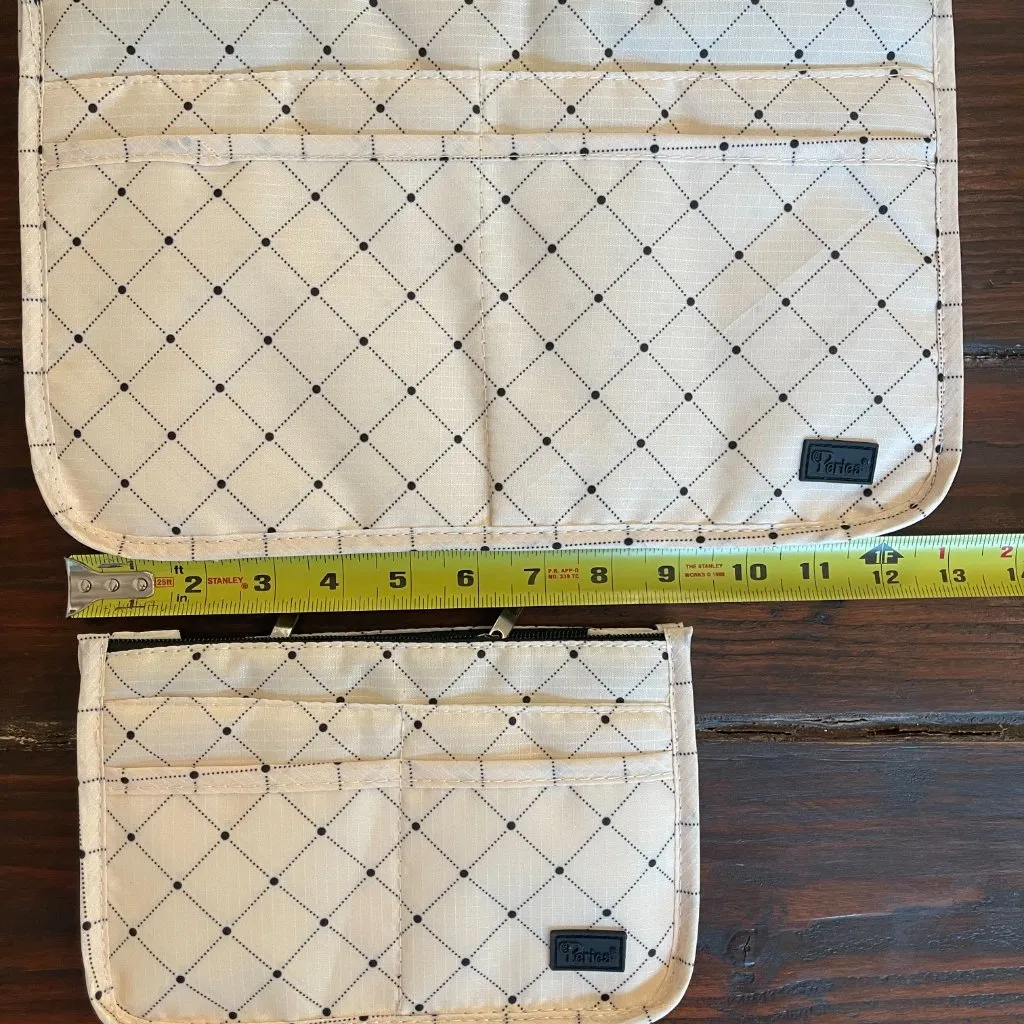 Periea Set of 2 Purse Organizers Black - Image 11