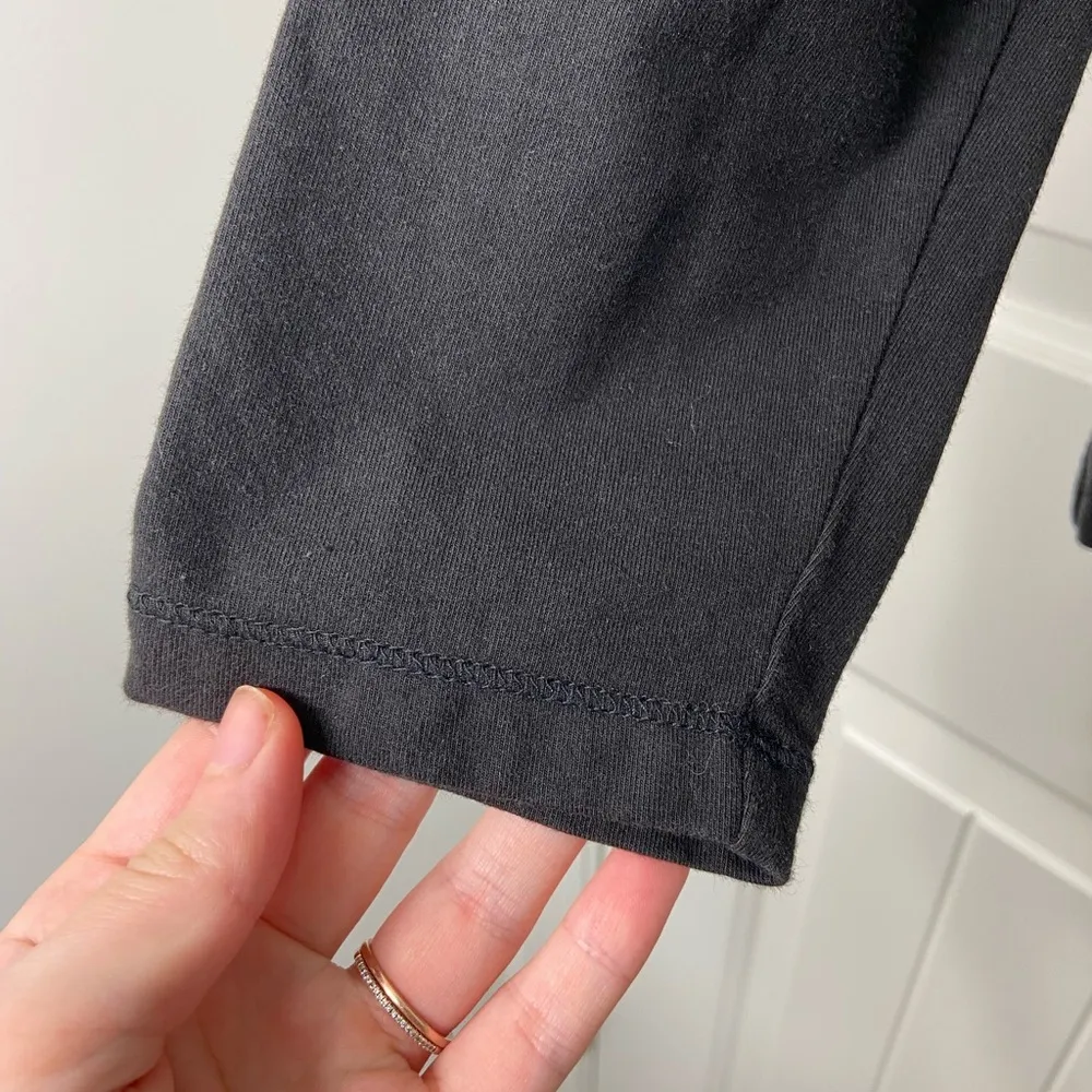 NWOT Eddie Bauer women’s solid black stretch cotton Crewcut long sleeve shirt XL - Image 2