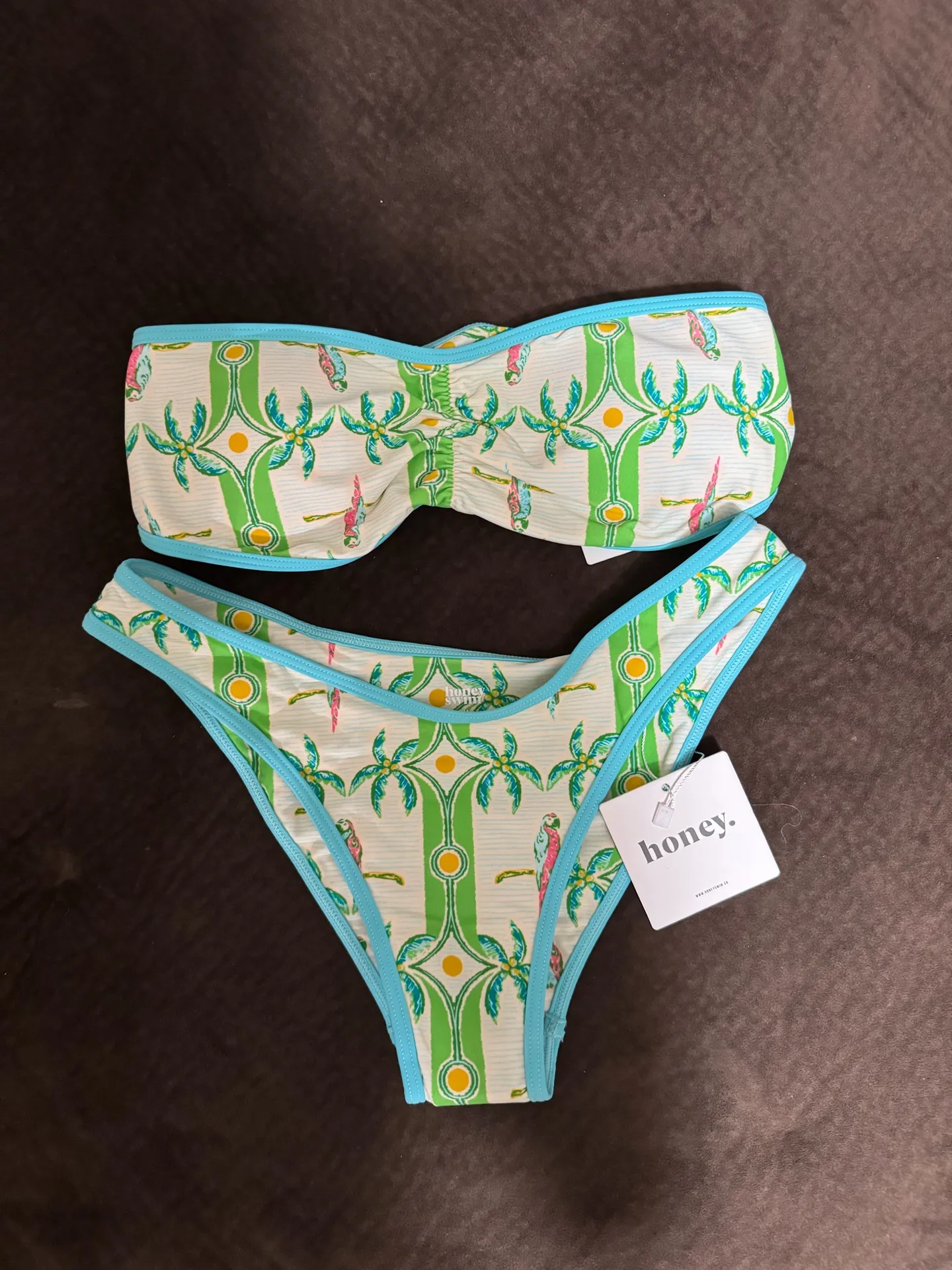 Honey Swim Bikini Set Green Size M - Image 2