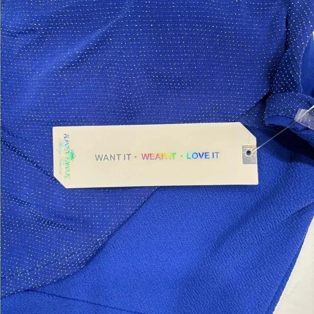 Almost Famous Women’s 2X Jumpsuit Sleeveless Triangle Neck NWT - Image 6