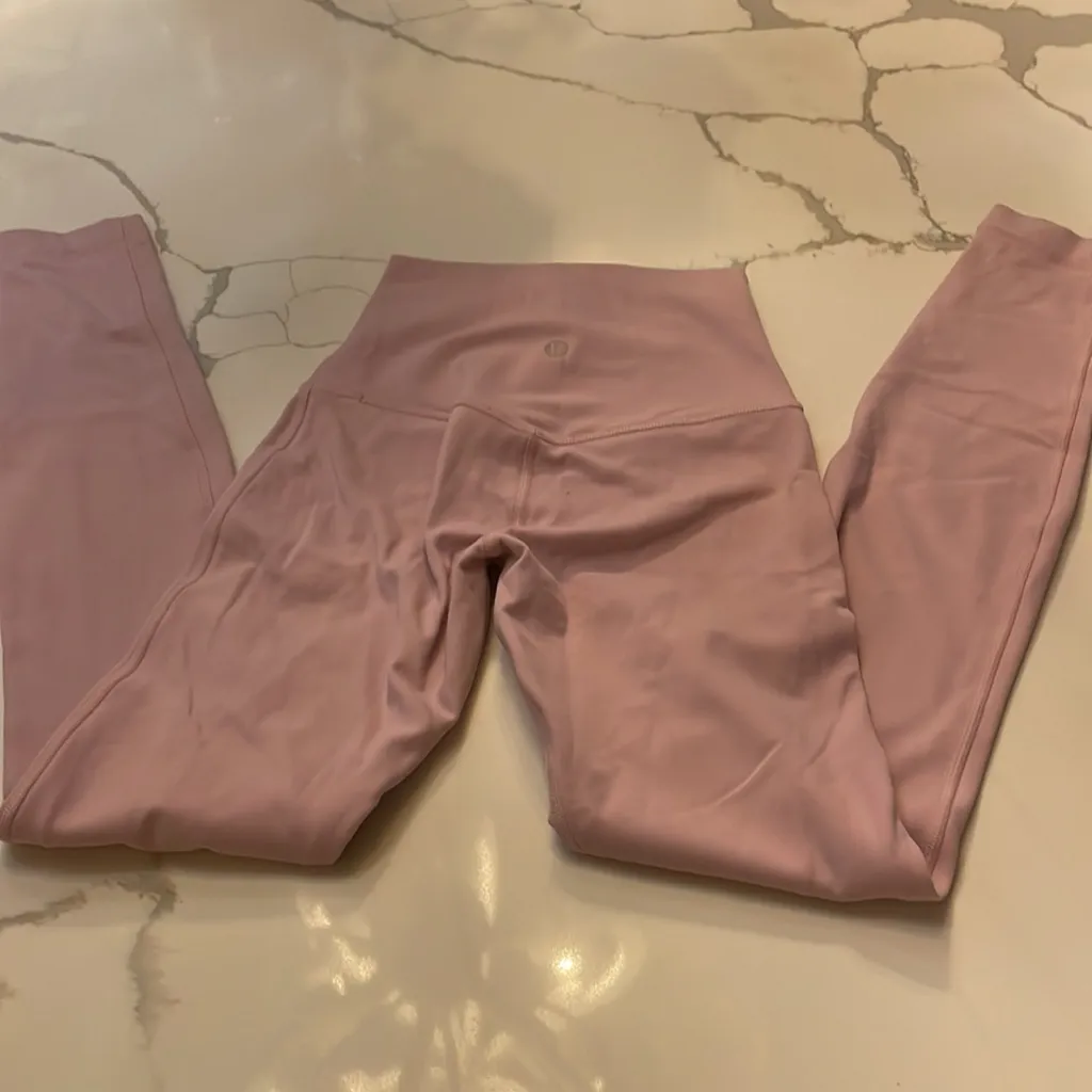 Lululemon 28’ align leggings (pink peony) - Image 2
