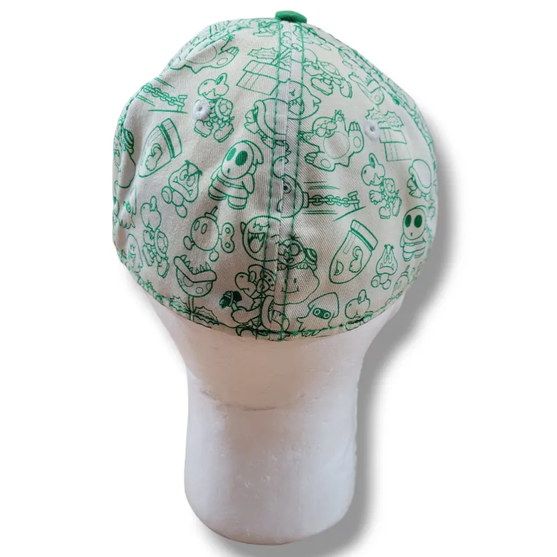 Super Mario Hat Size Large XL L/XL Embroidery 1-UP Mushroom Get A Life - Image 8
