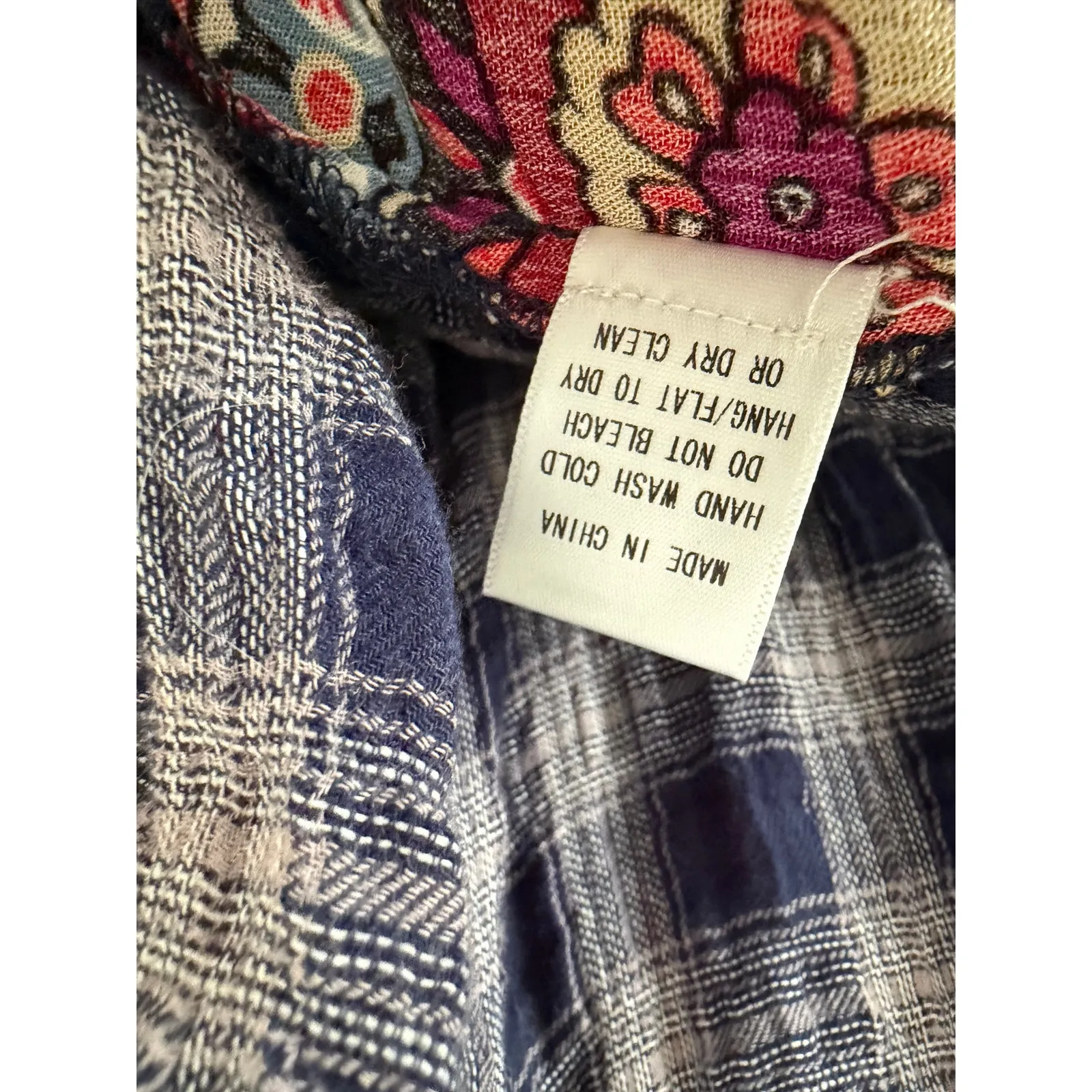 Oddi Women's Dress Plaid Patchwork Sleeveless Dress Button Shirtdress Large Oddy - Image 7