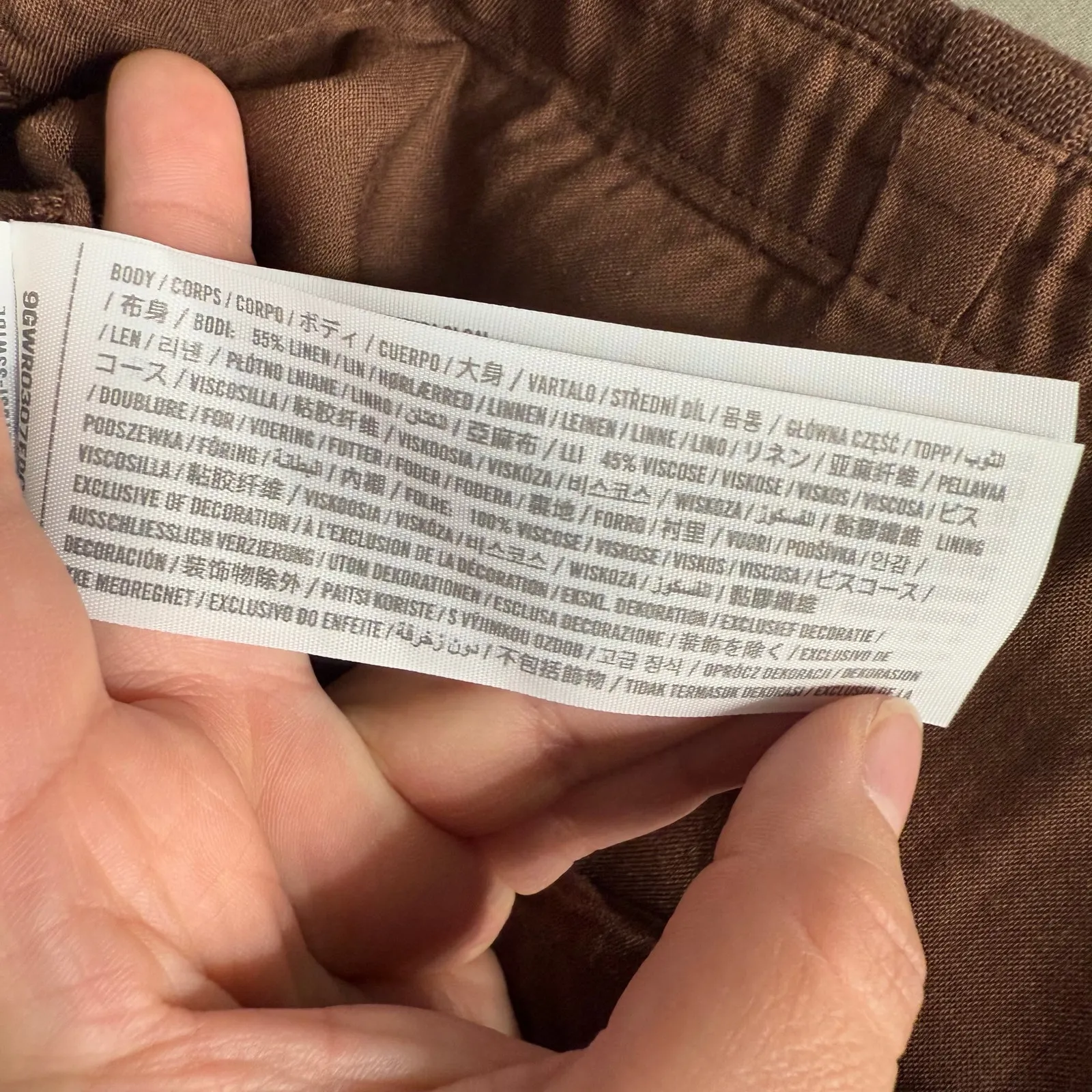 The A&F Scarlett Mini Skort Ultra High Rise, Brown, XL - Image 6