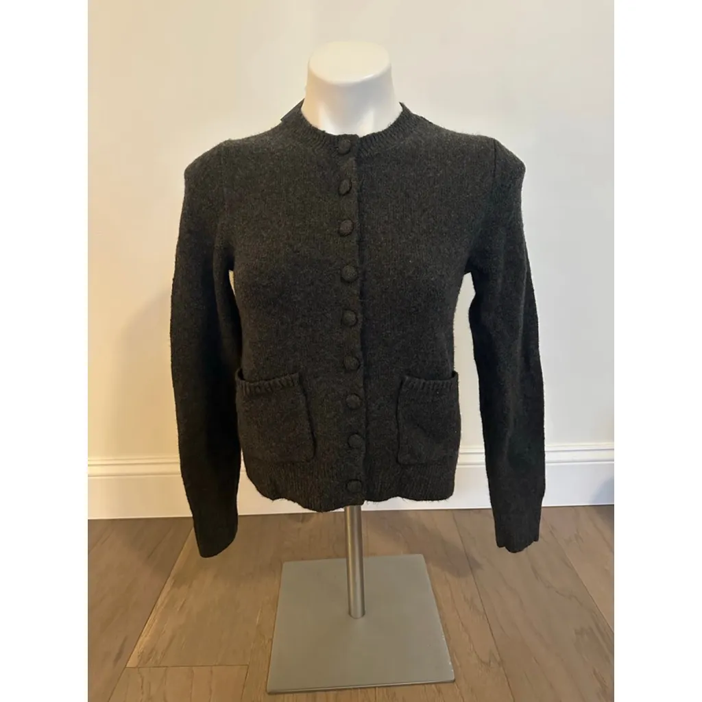 NWT Madewell Patch-Pocket Cotton-Blend Cardigan - Image 2