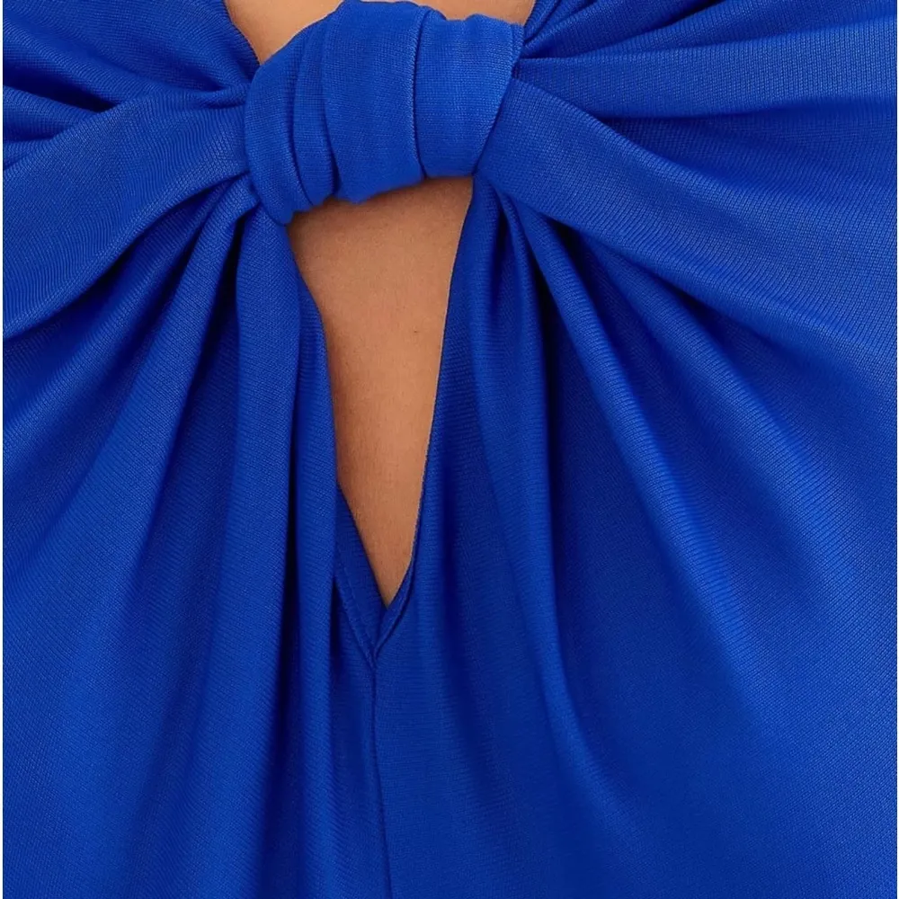 FARM Rio  BRIGHT BLUE LONG SLEEVE BODYSUIT SIZE XS - Image 4