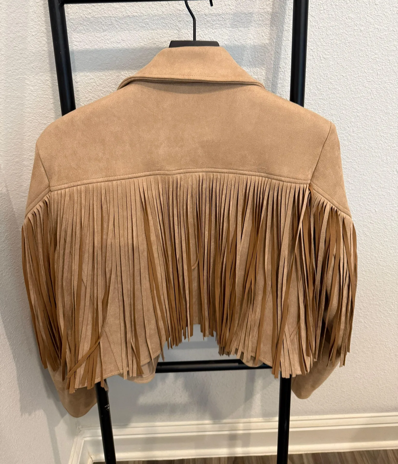 Suede Fringe Jacket - Image 4