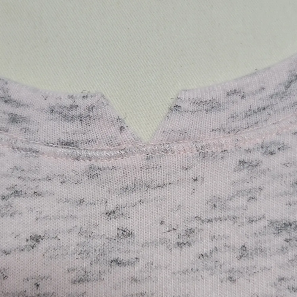 Anthropolpgie Michael Stars Madison pink heather brushed jersey top size small - Image 3