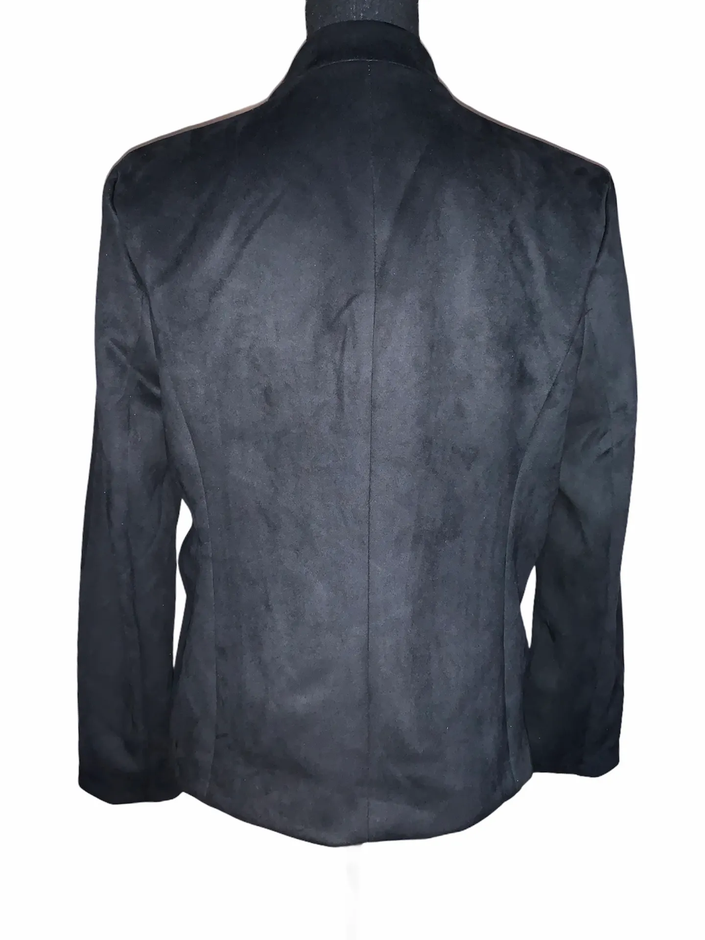 Faux Leather Blazer - Image 3