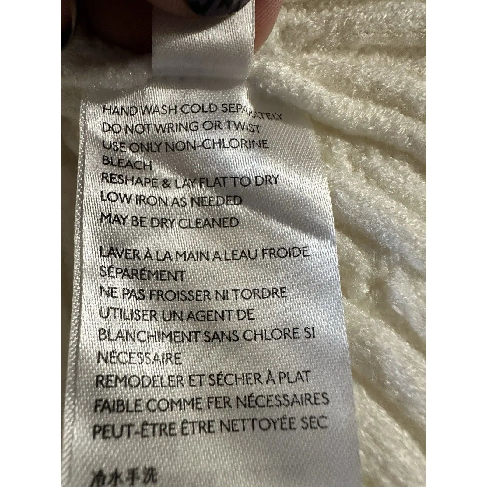 Free People Women's Ivory Emmaline Balloon Sleeve Sweater Dress Sz L  NWT - Image 8