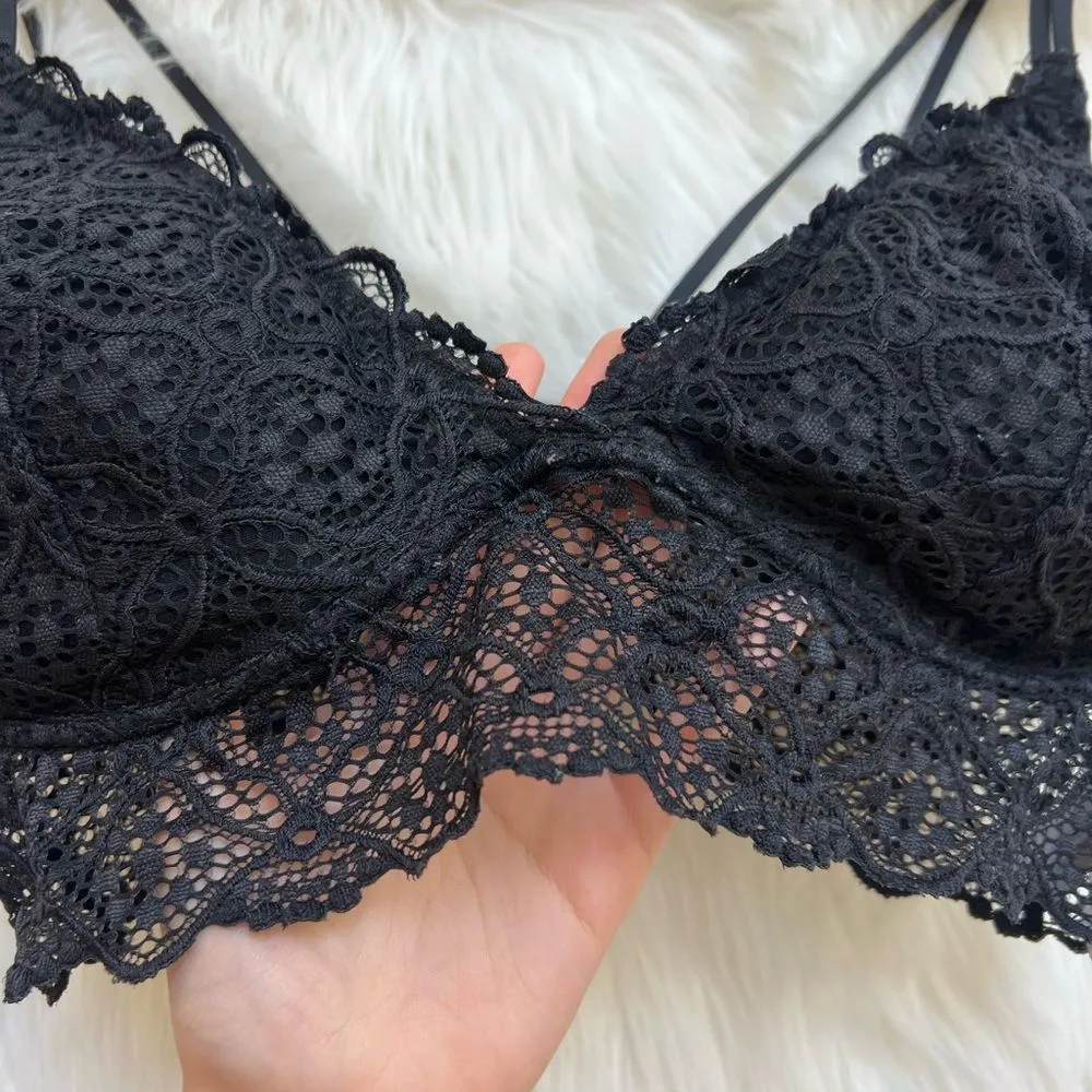 Auden lacy padded bralette black Size XL - Image 3
