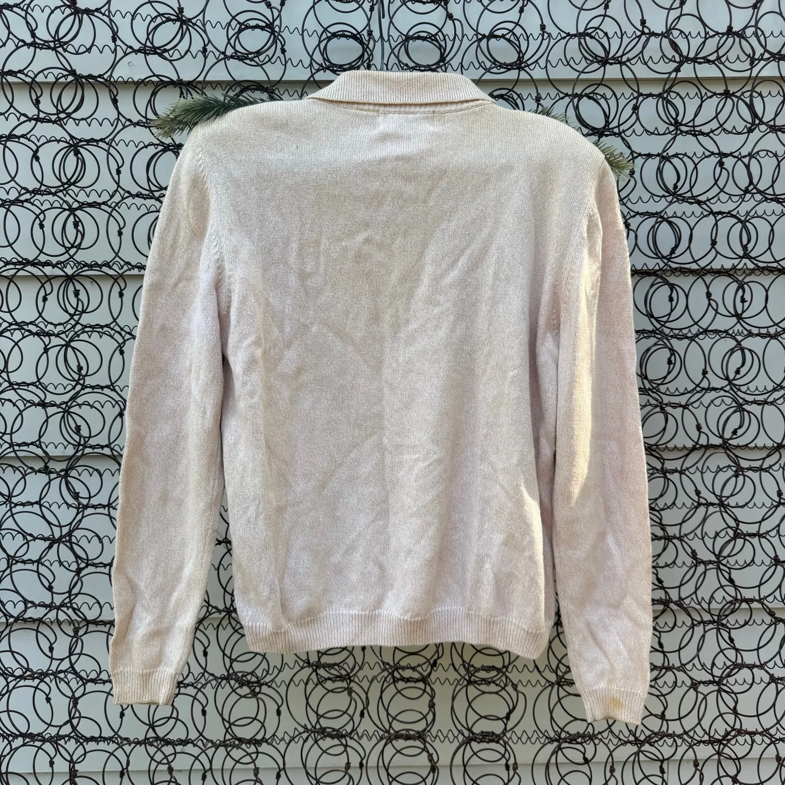 Vintage 90s Alfred Dunner Christmas Folk Rustic Patchwork Sampler Sweater PM Size undefined - Image 3