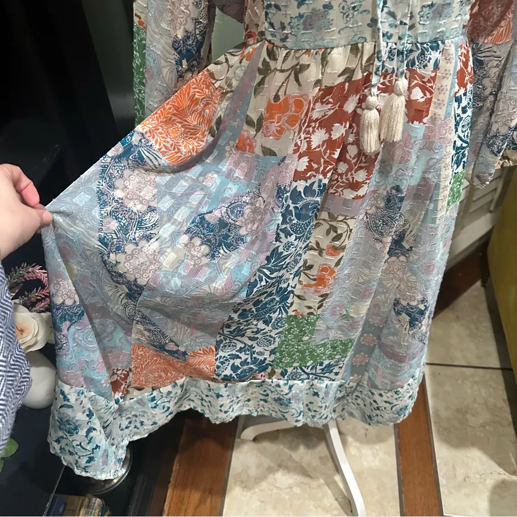 Cato Multicolor Floral Boho Midi Dress – Size 14/16W - Image 12