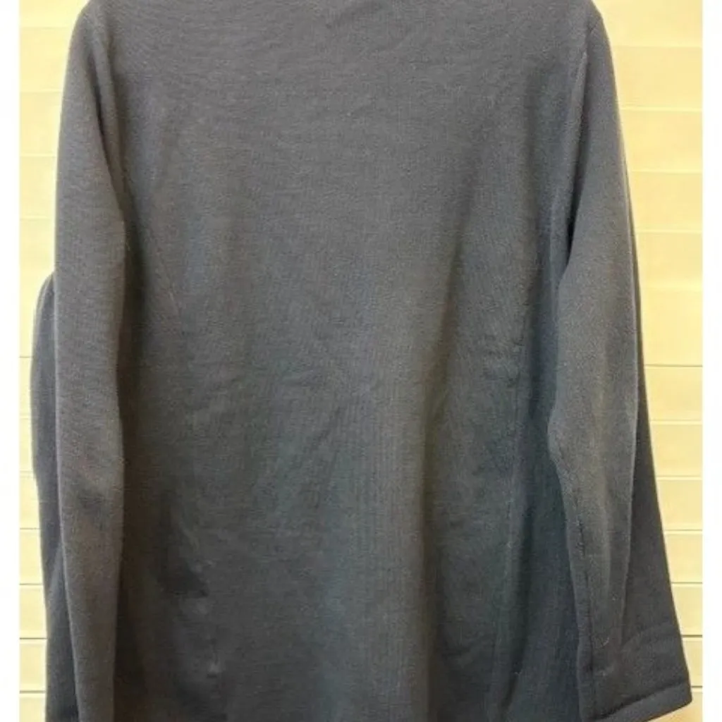 Lauren Ralph Lauren Blazer Womens XL Navy Gold Buttons Wool Blend Jacket - Image 2