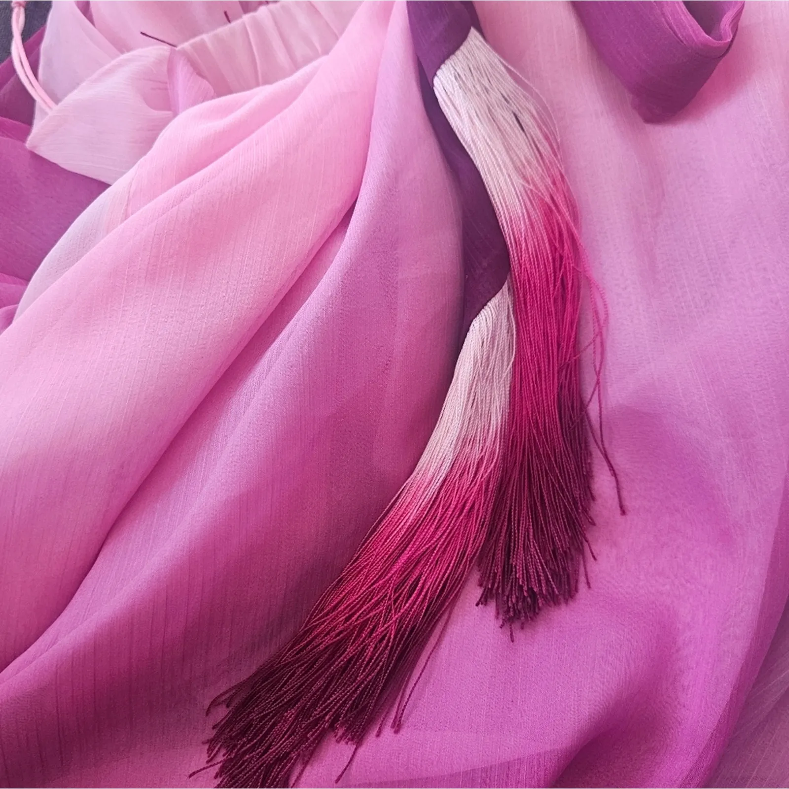 JONATHAN SIMKHAI Ombré Halter‎ Maxi Dress Pink Size Small - Image 12