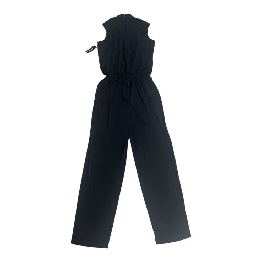 International Concepts Jubilant Jumpsuit Women L Black Sleeveless V - Image 6