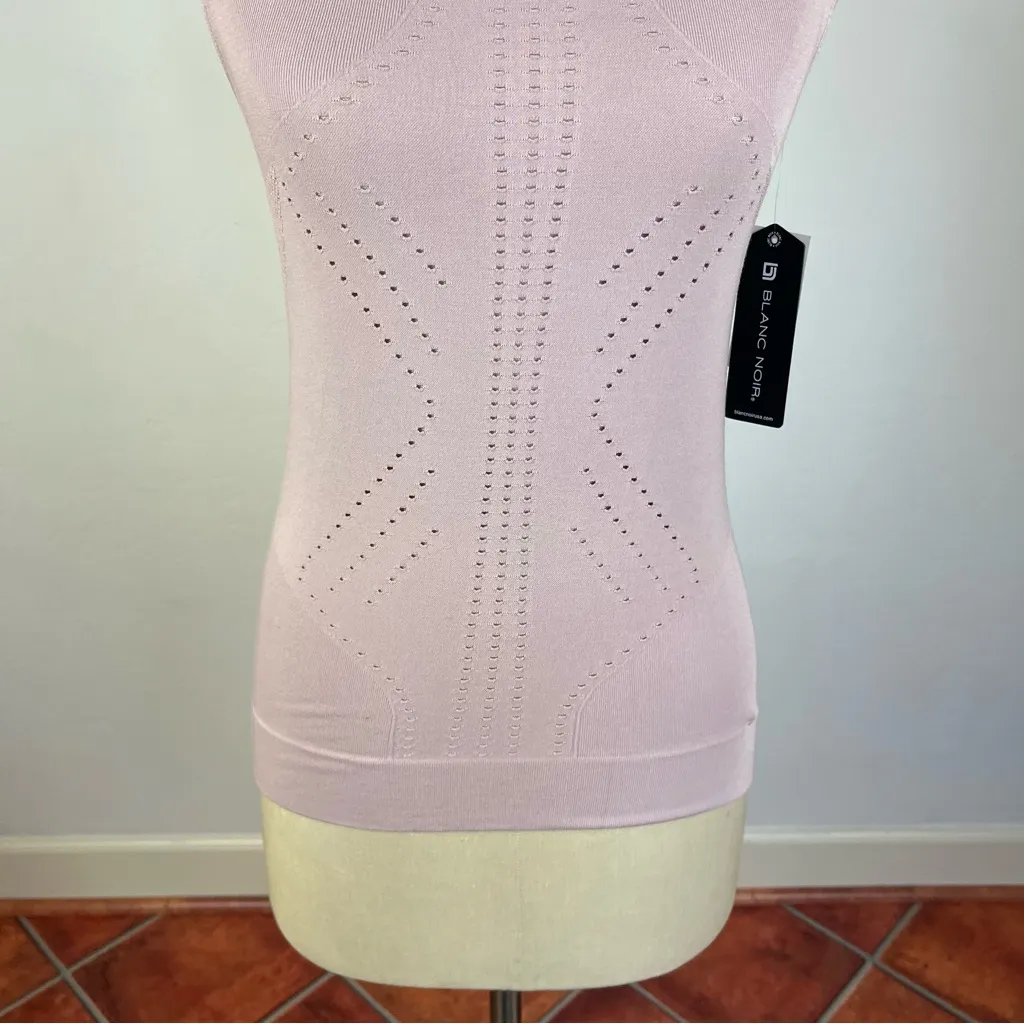 Blanc Noir Sleeveless Mesh Infinity Top in Lilac Purple Size M - Image 5