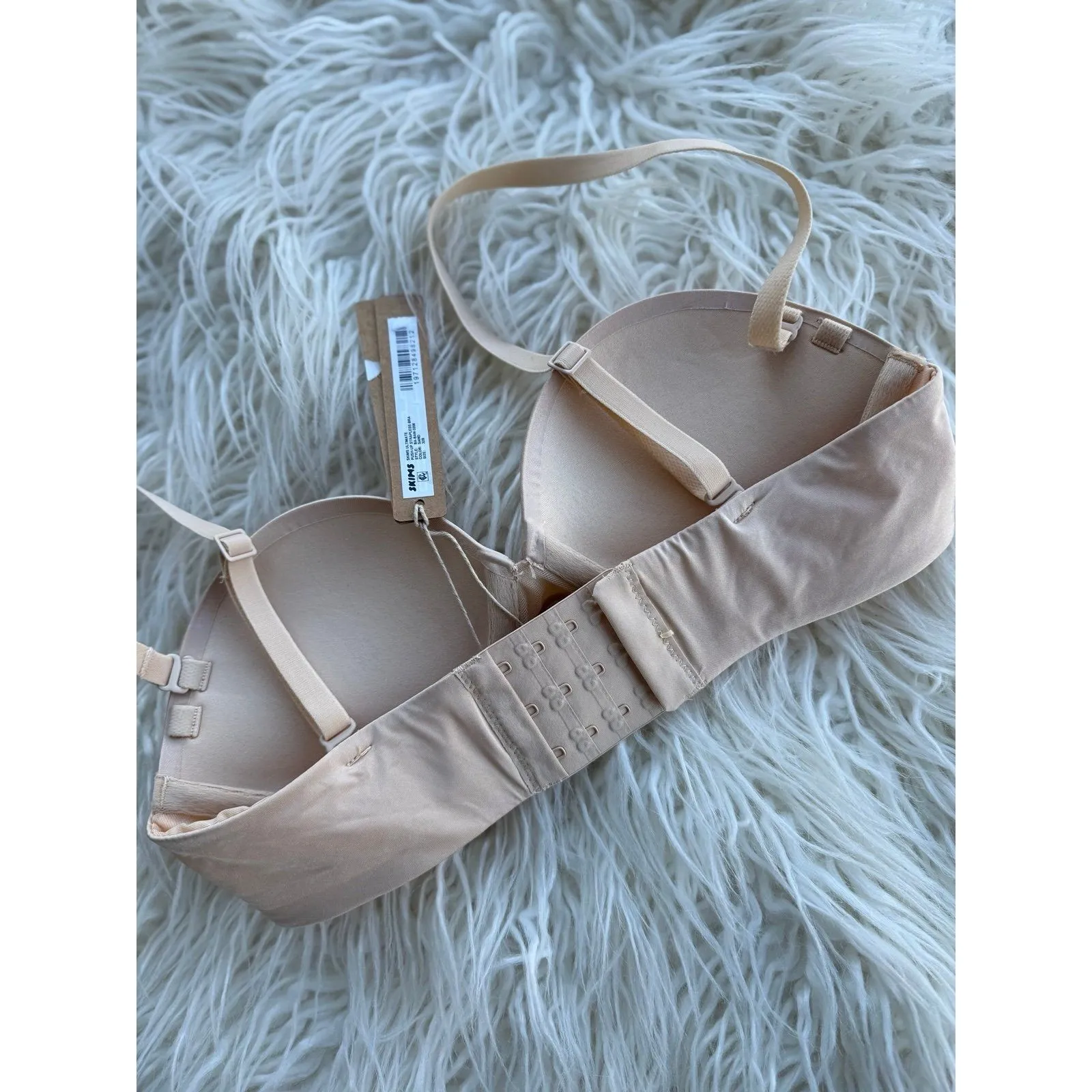 Skims Ultimate Push Up Strapless Bra Sand Size 32B - Image 5