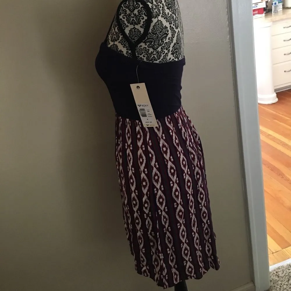 🎉 New Roxy halter tube top mini dresss size large - Image 6