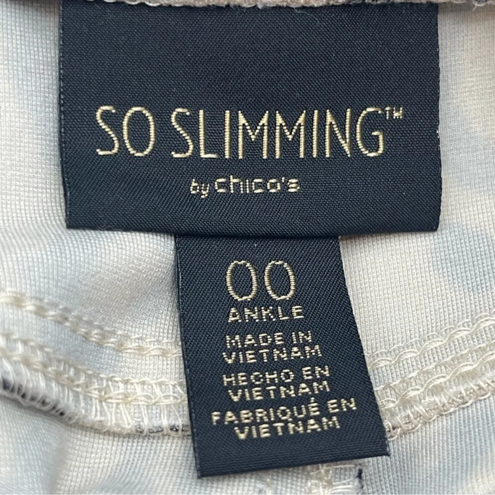 Chicos so slimming Diamond Fit Refined Ponte cheetah print  Animal Ankle Pant 00 - Image 2