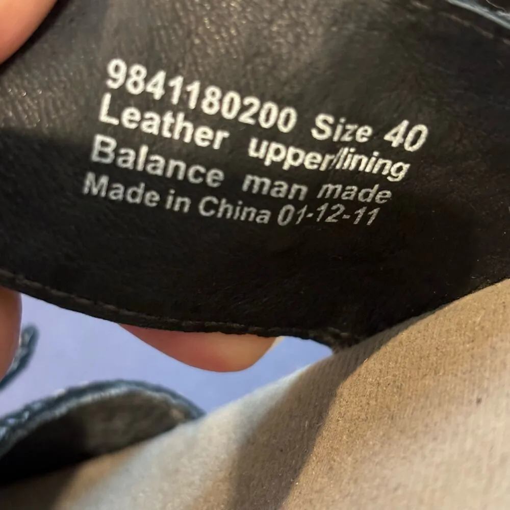 Dansko Black Stain Glass Sophie Sandal - size 40 (US 9.5-10) - Image 7