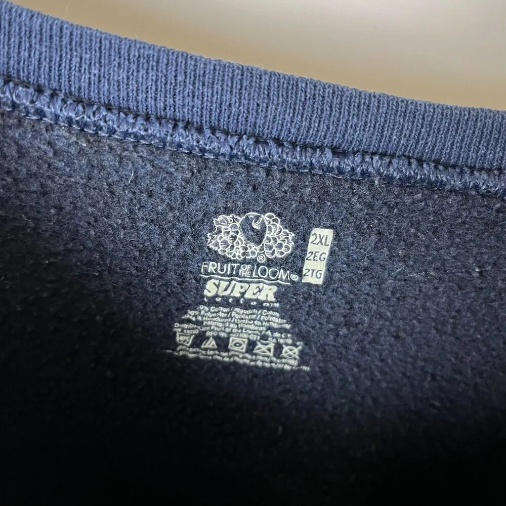 Vintage Y2K University of Virginia Navy Blue Crewneck Sweatshirt Classic Perfect Size undefined - Image 4