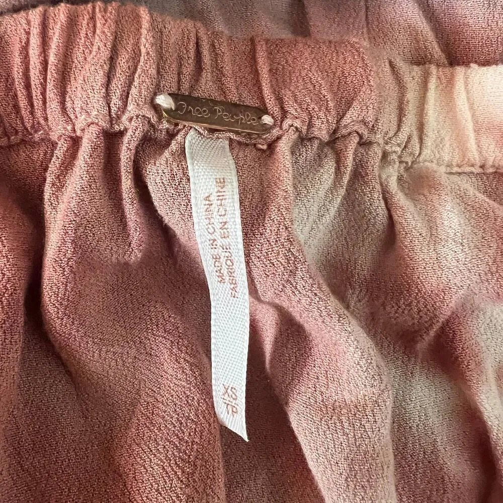 Free People Just Float Womens Jumpsuit XS Tie Dye Boho Beachy Vacation Festival - Image 3