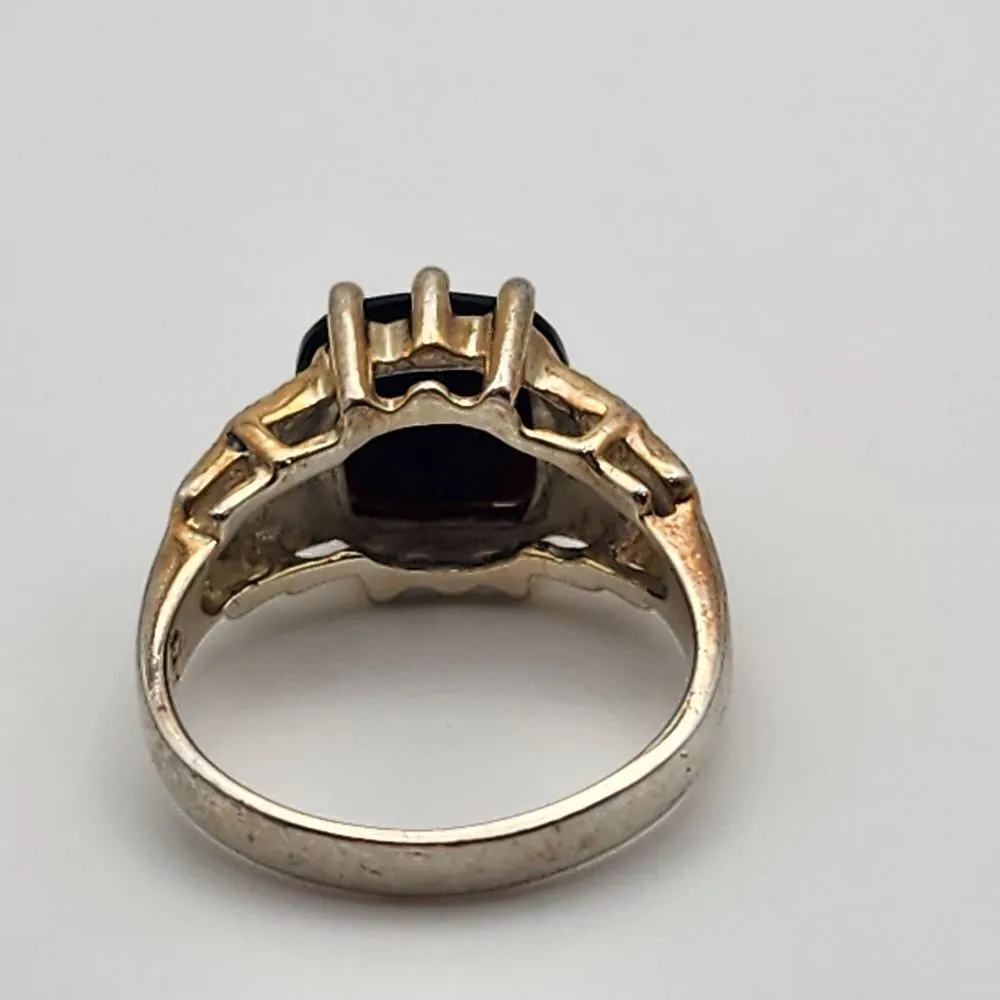 Premier Designs Symphony Silver Tone & Dark Brown Ring (7.5) - Image 6
