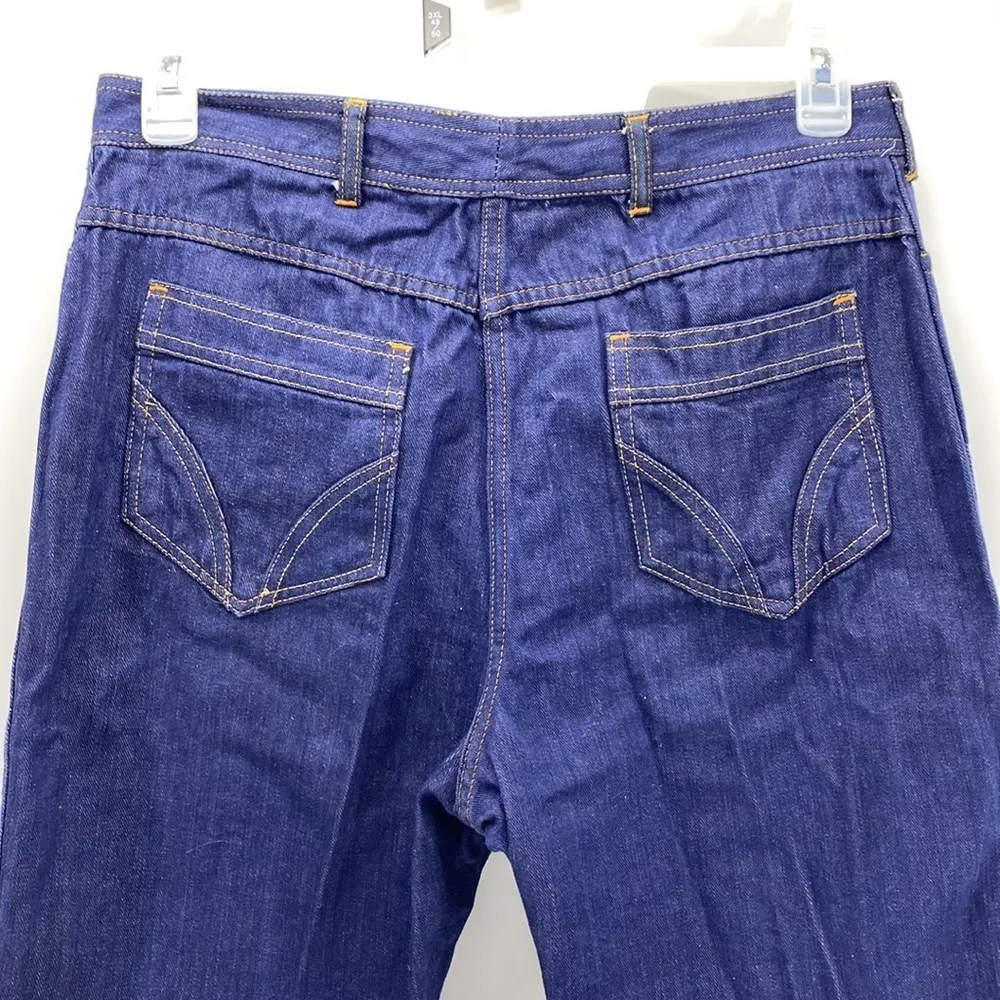 Vintage sears high waisted wide leg jeans Size 14 - Image 7