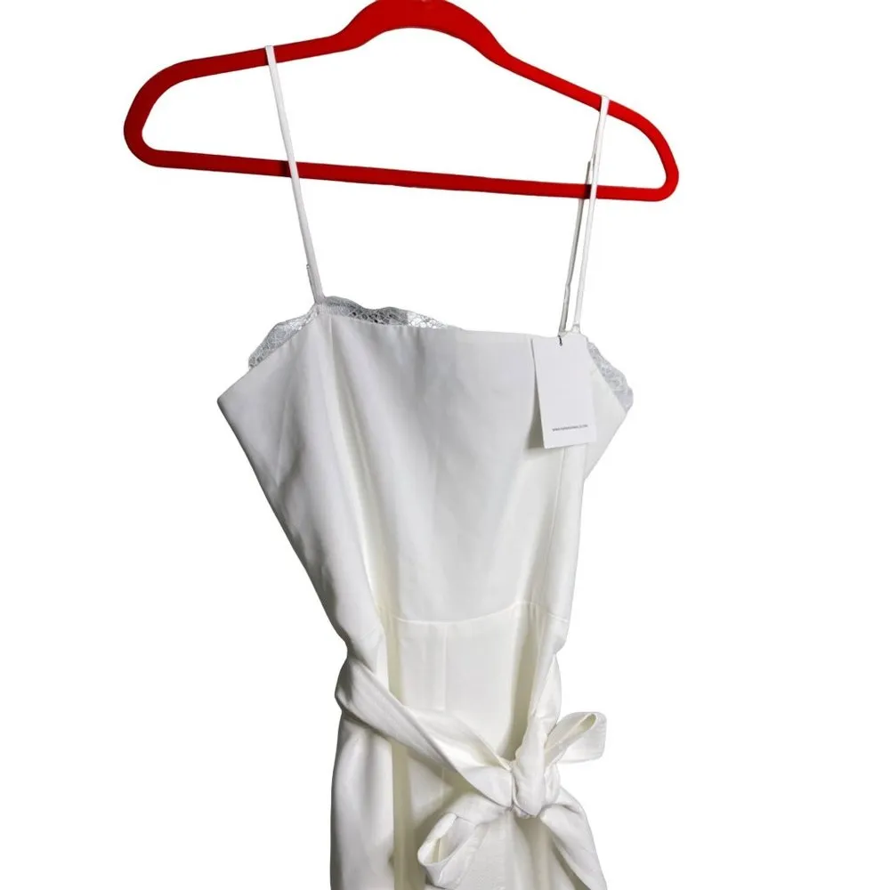 Karina Grimaldi Francesca Jumpsuit Ice Womens Size Large - Image 5