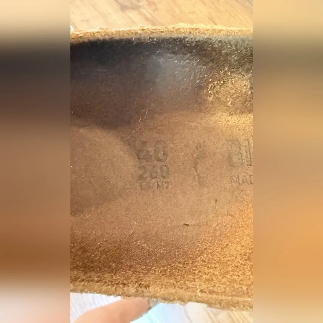 BIRKENSTOCK MADRID BIG BUCKLE SLIDE SANDAL SANDCASTLE SIZE 40 L9M7 - Image 6