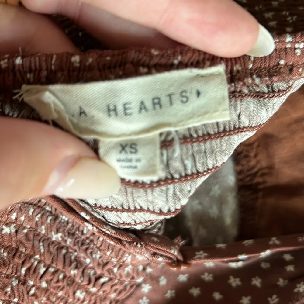 LA Hearts top brown size xs - Image 3