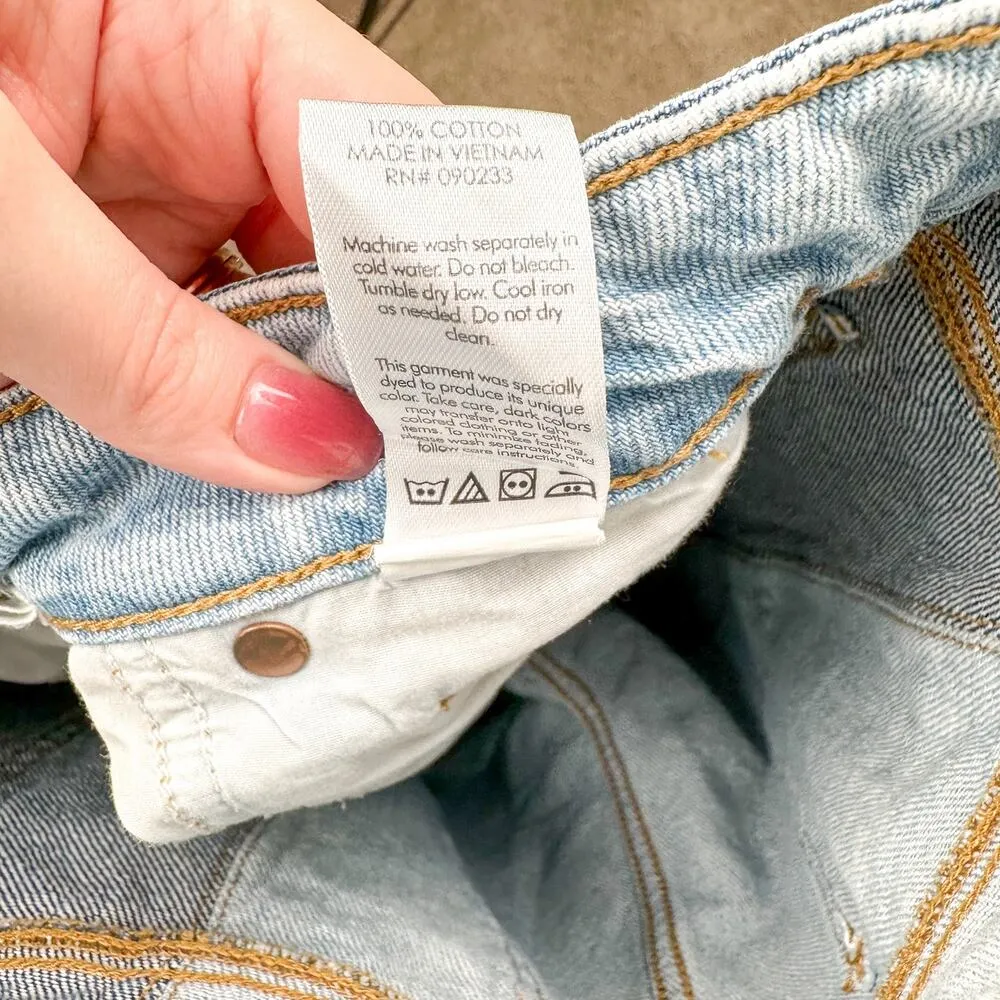 PacSun Jeans Eco Two-Tone Cut & Sew Mom Jeans 24 - Image 7