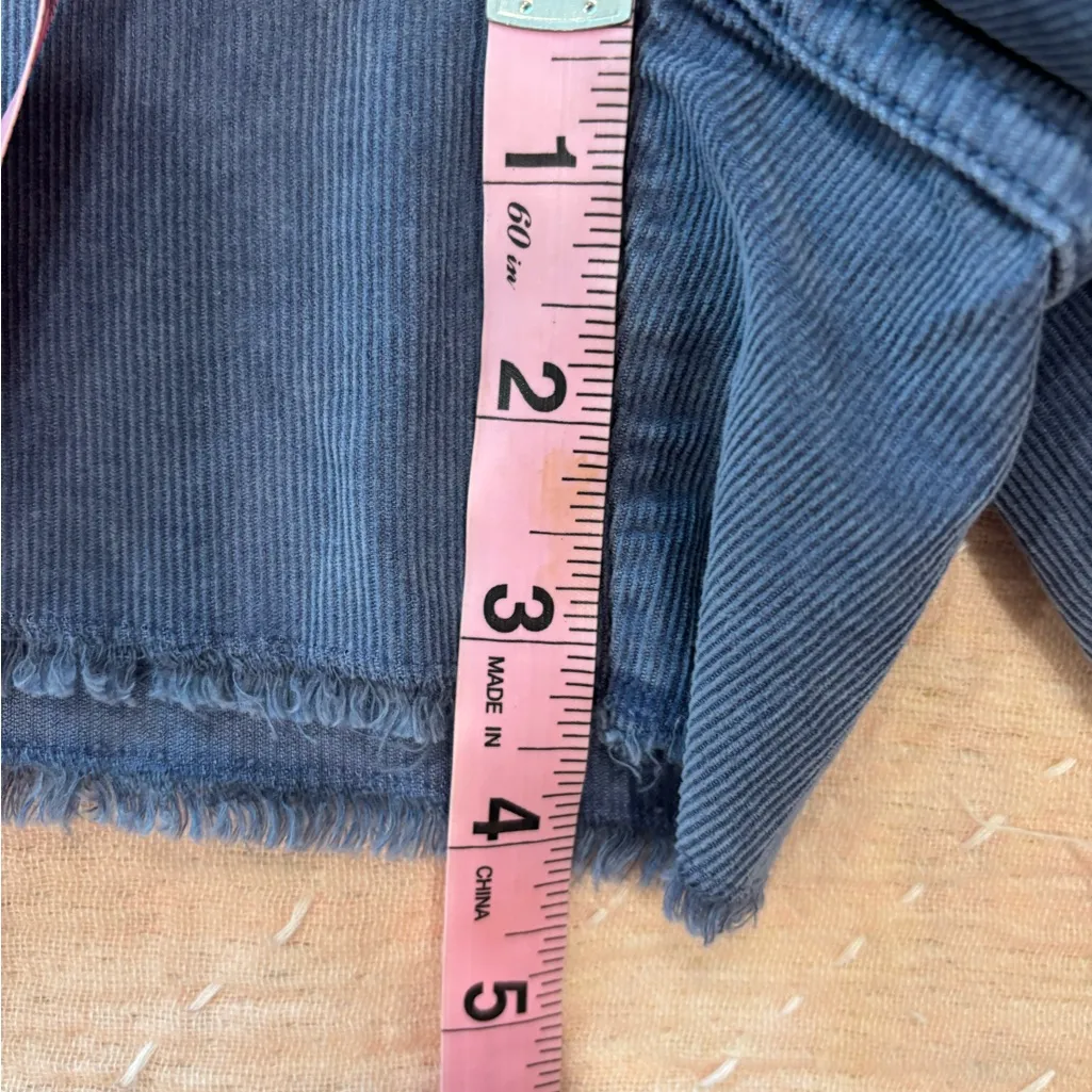 American Eagle‎ Outfitters Smoky Blue Gray boyfriend Corduroy shorts size 10 NWT - Image 9