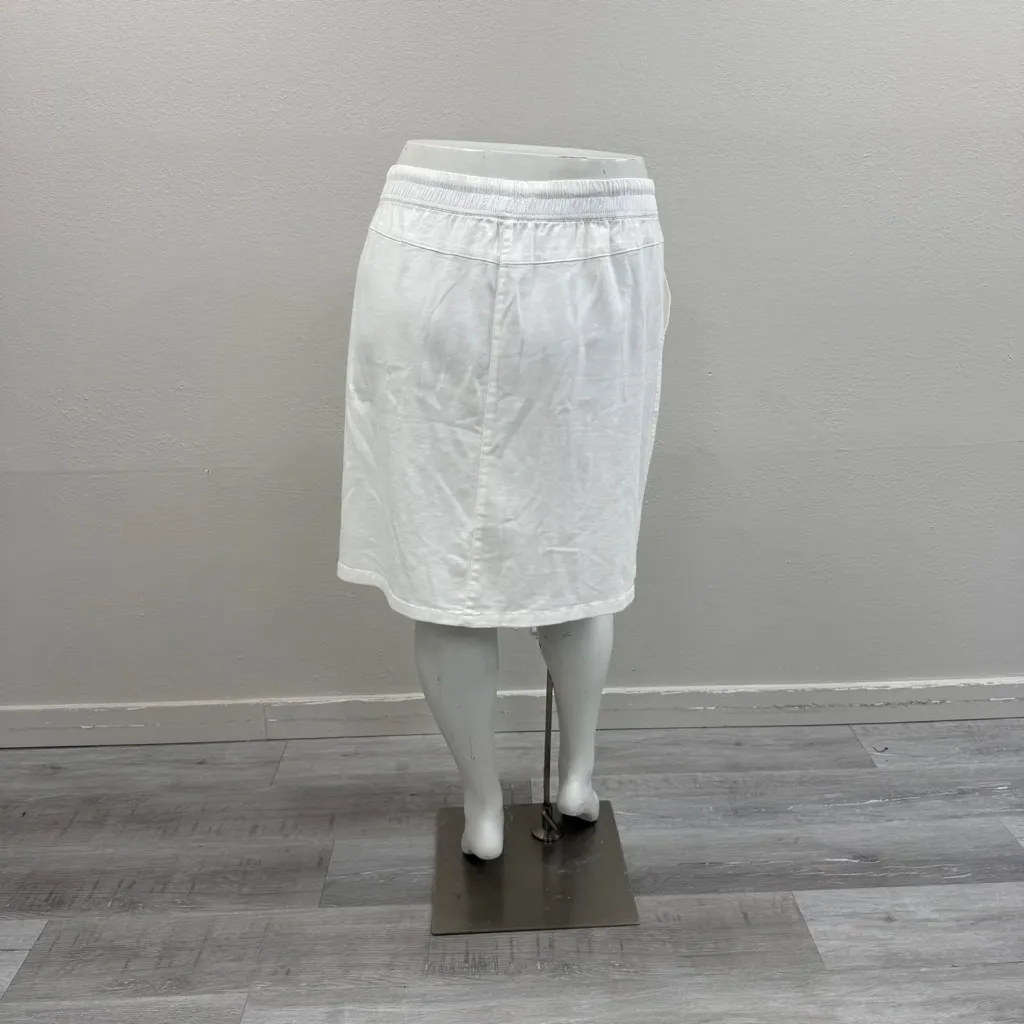 Nic + Zoe Linen White Skirt - New - Size 18 - Image 2