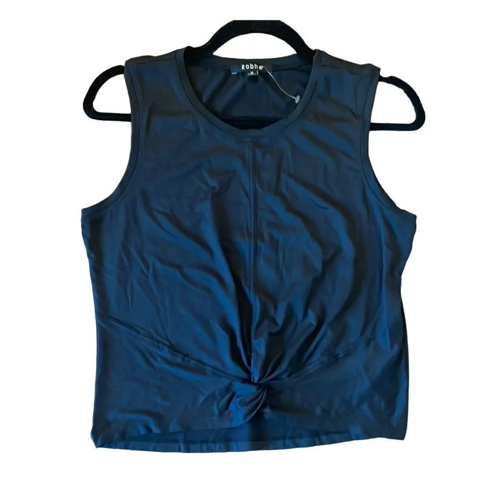 Zobha Aurora twist front cropped tank size medium - Image 4