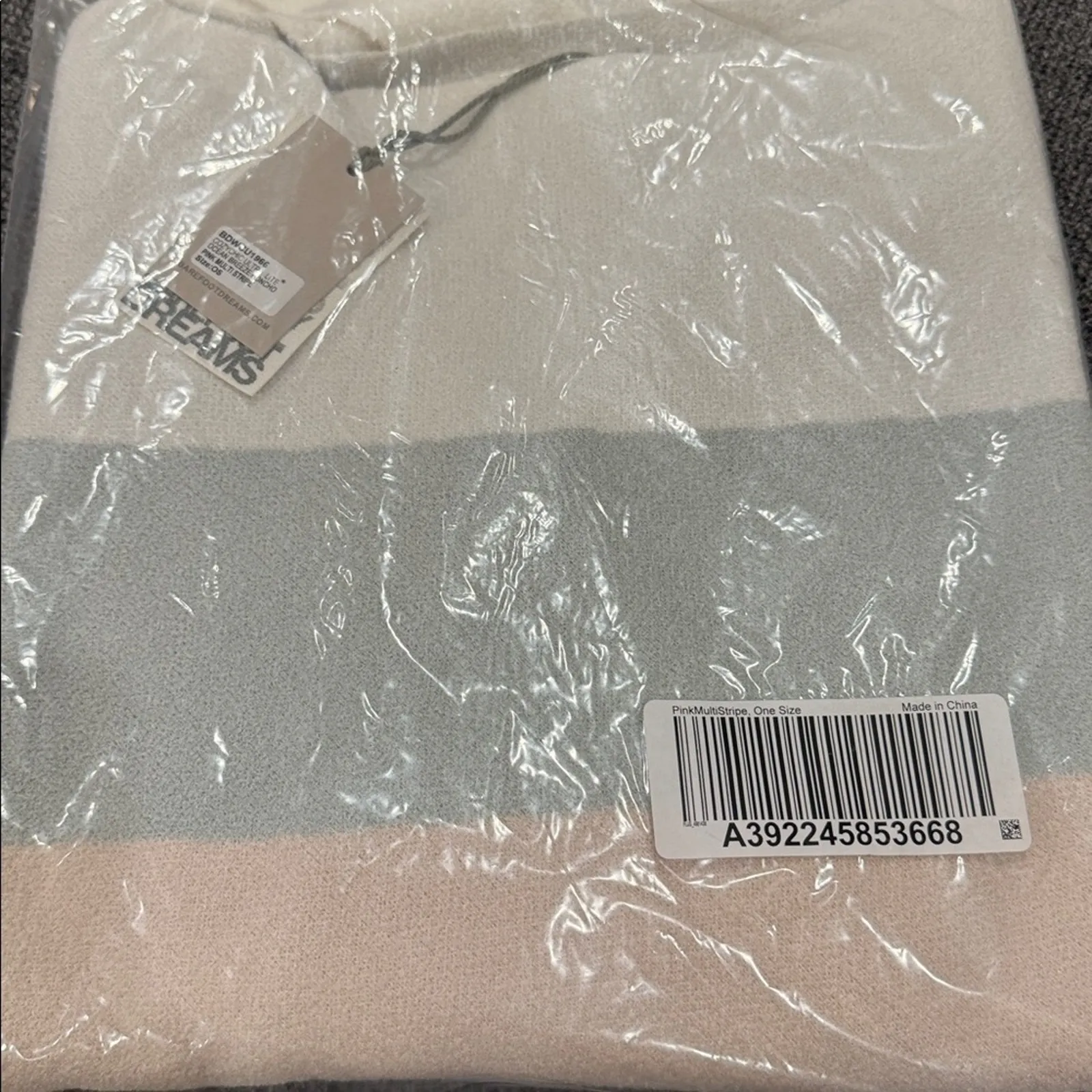 Barefoot Dreams CozyChic Ultra Lite Ocean Breeze Poncho - Image 4