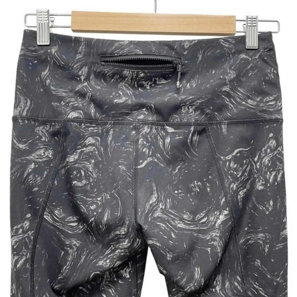 Lululemon Runday Crop Full-On Luxtreme Arsenal Ambient Grey Black Women’s Size 6 - Image 8