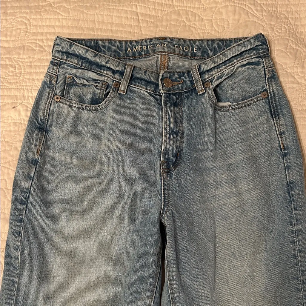 American Eagle Outfitters Light Blue Denim Jeans - Image 3