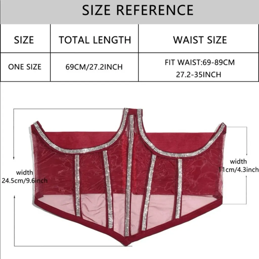 Bling bustier Red Size undefined - Image 5