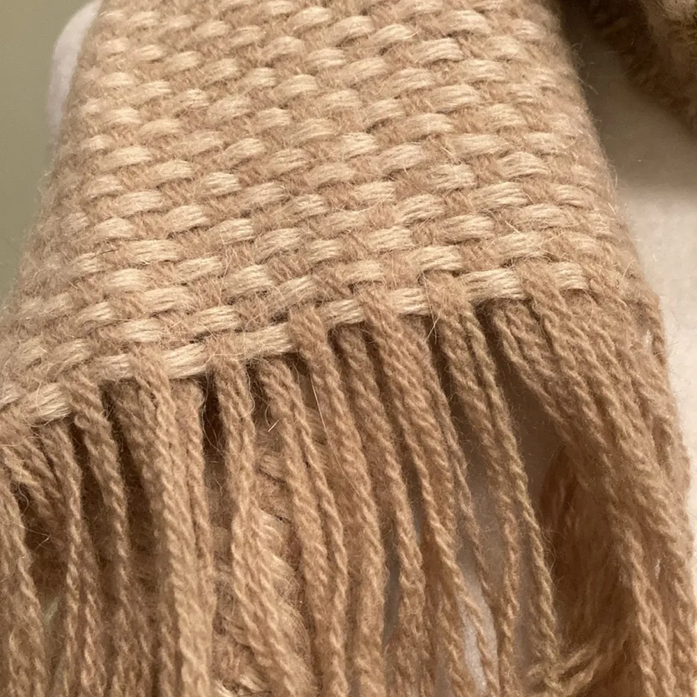 Peter Barton’s Closet by The Dunlop Weavers Scarf Tan - Image 6